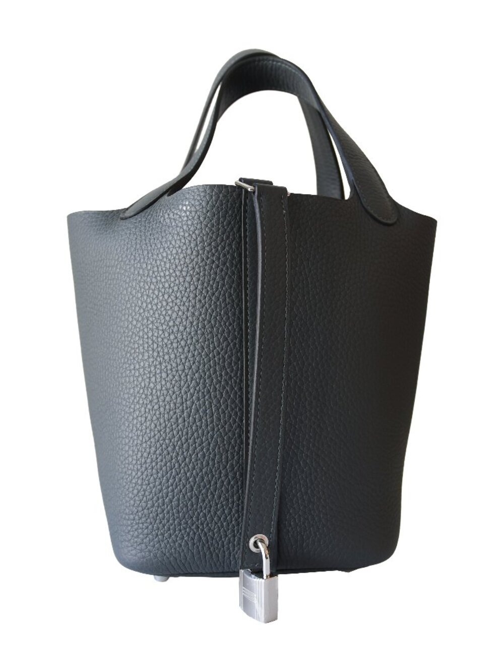 Hermes Picotin Lock Bucket Bag Clemence Palladium Hardware Noir